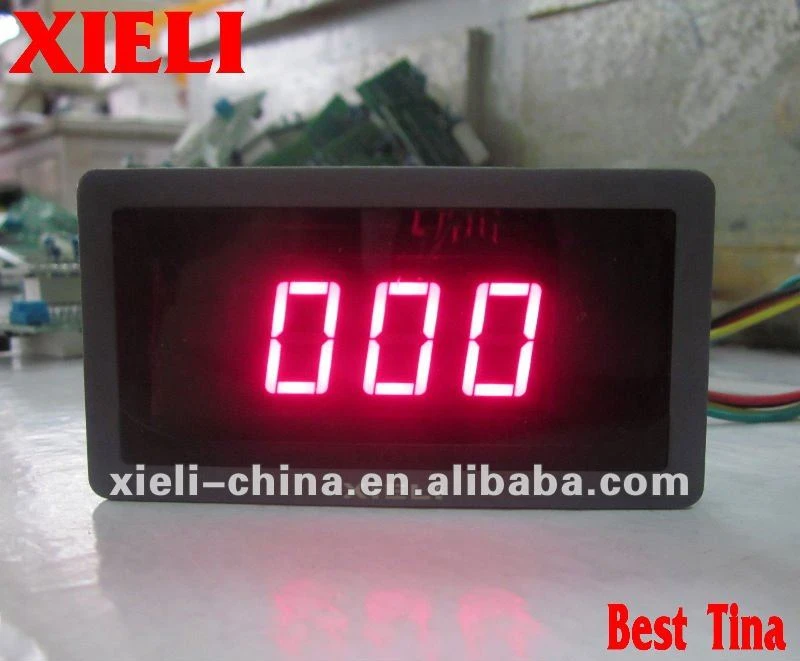 DC19.9v Ampere meter With Low Voltage with Alarm