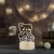 Import Decorative Table Desk Lovely Animals Cartoon Characters 3D LED Lamp Anime from Pakistan
