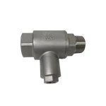 Densen Customized stainless steel 304 Silica sol casting and machining 3way valve body for gas,casting valve body and adapter