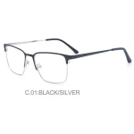 Designed Wholesale Customized High quality Stainless Steel Eyeglass frame metal Glasses CE Eyewear in stock