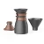 Import DHPO Porcelain Pour Over Coffee Maker with Dripper Set, Matte Black from China