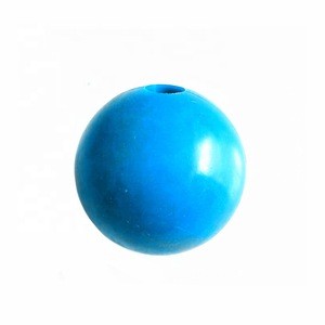 Different Size/ color Durable Rubber Fetch Toy Ball with Hole dog playing balls