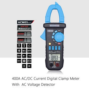 Digital LCD Clamp Meter Multimeter DC/AC Voltage/Current Resistance Capacitance Diode Frequency Measurement Tester NCV Function