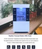 Digital LCD Thermometer Hygrometer Barometer Forecast Temperature Humidity Meter Backlight Weather Station Clock