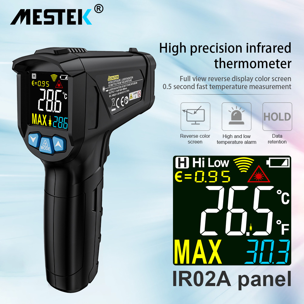 Buy Digital Thermometers With Pyrometer Industrial Temperature ...