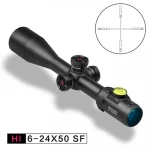 Discovery Optics HI 6-24x50 Hunting Riflescope MP Tactical Shooting Rifle shooting target Scope with Mount