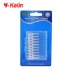 Disposable interdental brush for teeth cleaning