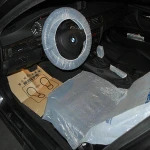 disposable plastic car gear shift knob cover