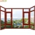 Import double hung not fade aluminum round windows from China