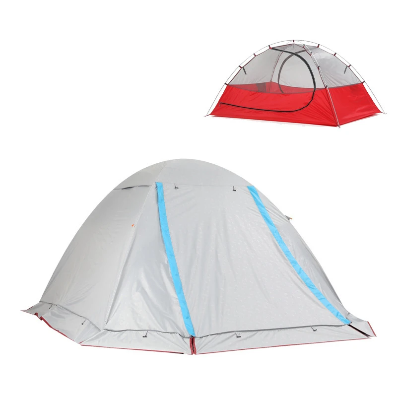 double layers waterproof tents_for_sale with aluminum rod camping_tent for traveling