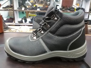 Double PU Injuection Outsole Steel Toe Steel Plate Safety Shoes