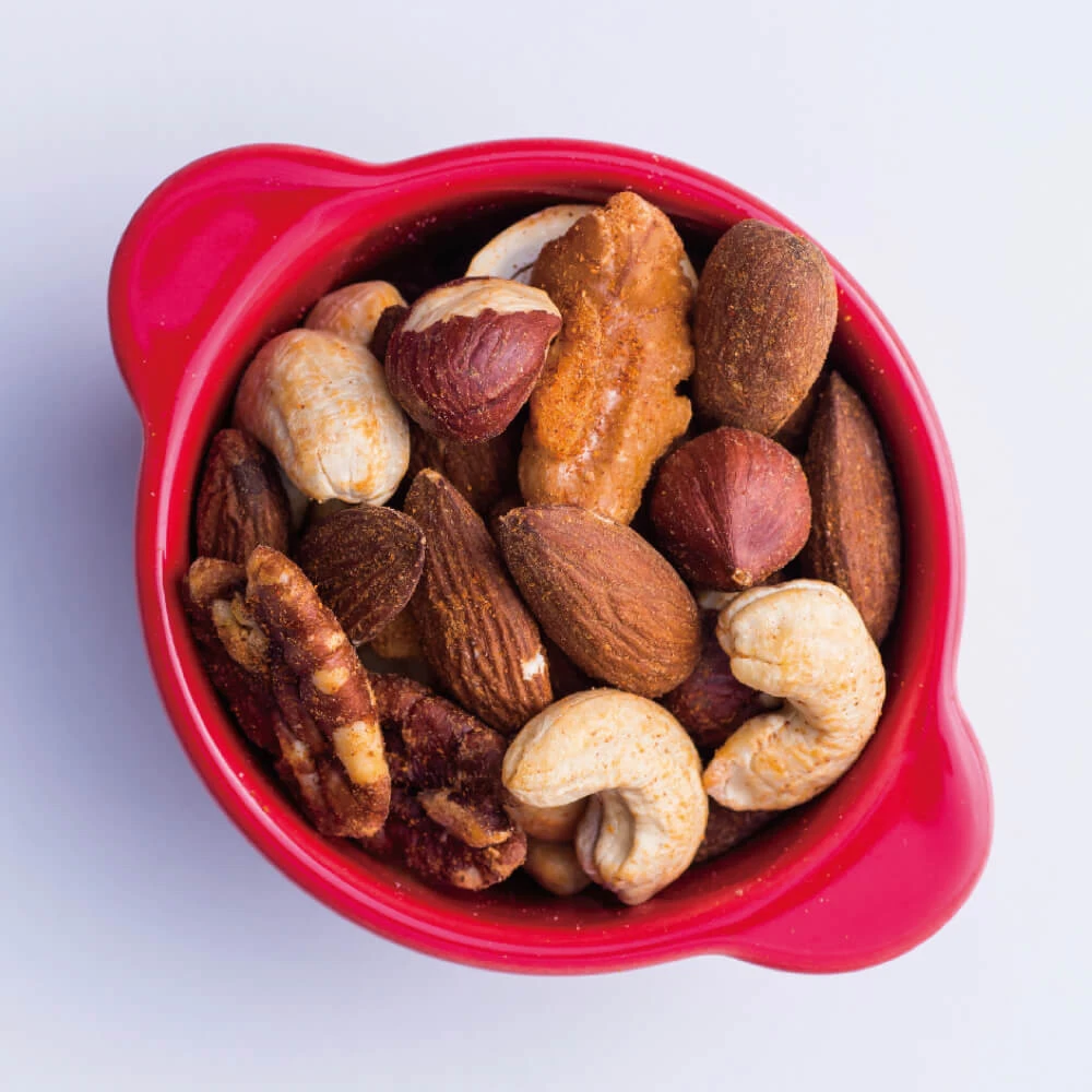 Dry Roasted Mixed Nuts - Cayenne Pepper