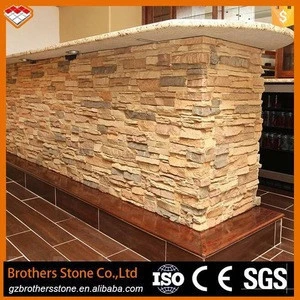 Dry Stack Faux Stone Panels Artificial Stone Wall Ledge Stone Veneer Siding Brick