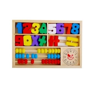Early Educational Math Toys Children&#39;s studying Digital Toy Digital Learning Box With Clock