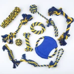 Eco Friendly Play cotton rope ball pet toys dog pet products chew dog toys para perro toy