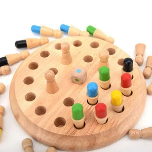 Educational toys for children children board games wooden memory chess