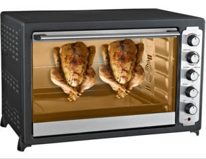 electric oven with pizza pan ,rotisserie ,inside lamp 100L oven
