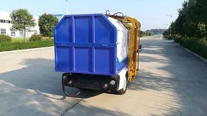 Electric vacuum sweeper /Electric garbage truck with lithium battery and  CE certificate