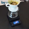 Electrical Coffee Scale Timer 3kg /0.1g blue and green screen household kitchen scale