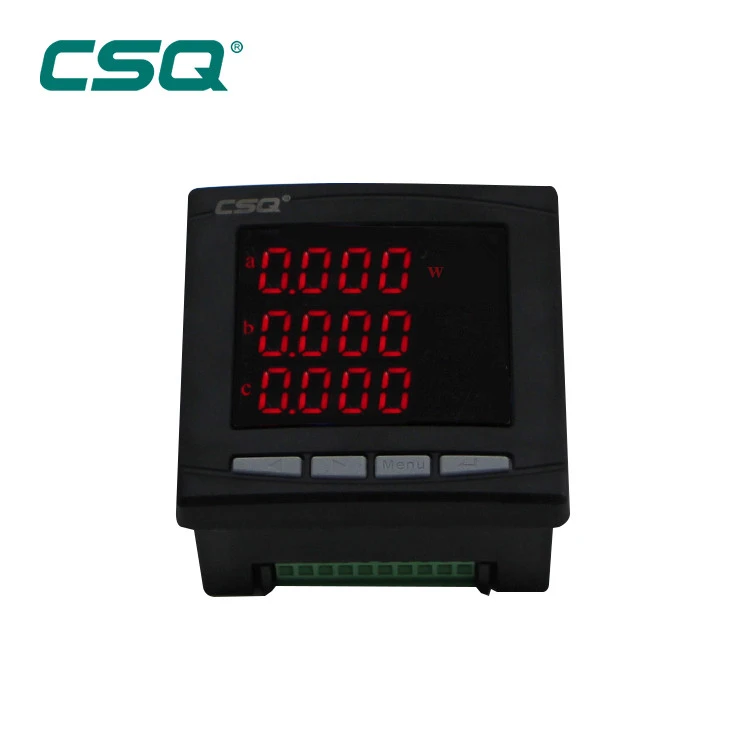 Electrical frequency meter digital panel meter 3 phase LED Display AC 220V generator analog panel meter manufacturer