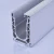 Import Electrophoresis Champagne Golden  Extruded Aluminum Profile For Door Clamp Glass Railing Holder from China