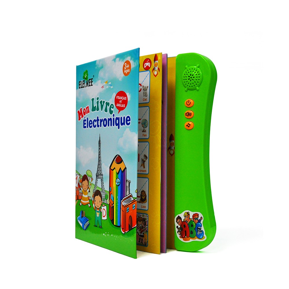 Eletree Custom Baby Educational toys Sing Interesting Stories Style Bath  Music Service electronic sound book khmer