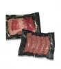 Embossed Black Vacuum Packaging Bags PE Nylone Plastic Disposable Food Packaging Heat Seal Gravure Printing Custom Size Accepted