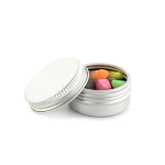 empty aluminium cosmetic jar metal can wholesale 10ml