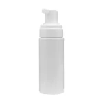 Empty Plastic Foam Pump Bottle 200ml White Pet Facial Cleanser Mousse Foam Pump Bottle