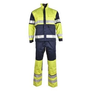 EN 11612 Cotton Safety Workwear Mining Uniforms For Wokers