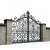 Import Entrance backyard beautiful antique cheap sliding compound wall gate design from China
