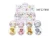 Import Environmentally friendly 12 cm silicone plush sleeping baby doll with bottle in PVC egg shell 24PCS/box from China