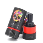 Essential oil perfume cosmetic packaging paper box custom kraft paper perfume oil packaging gift box black white paper tube box