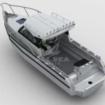 Ethancraft 7.5m welded aluminum center cabin hardtop boat fishing boats motorized