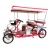 Import EU Standard Quadricyle Family Two And Four Person Pedal Bicycle With Canopy from China