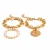 Import European and American Jewelry Exaggerated Crab Hollow Bracelet Punk Multilayer Pearl Bracelet from China
