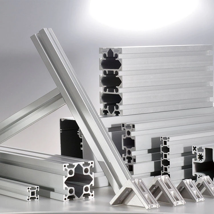 European Standard compatible aluminum profiles PG40 Group 4040 4080 40120 40160 80200 t slot aluminum extrusion
