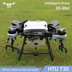 Excellent 4-Axis 30L 8.1L/Min Flow Rate Crop Drone T30 Pesticide Spraying Drone for Farming