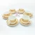 Import Exquisite porcelain 6 sets of cups saucers 12pcs tea set ceramics in gift pack for Tea or coffee for wedding gifts from China