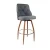 Import fabric used casino chairs with steel tube legs high bar stools from China