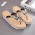 Import Factory direct leisure promotion large size rhinestone women&#39;s shoes 2020 summer new flip-flops from China
