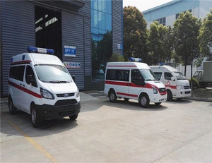 Factory direct sale patient transport emergency ambulance with standard equipments
