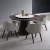 Import Factory Direct Sales Italian Luxury Design Round Marble Top Dining Table from China