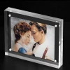 Factory direct sell cheap clear acrylic magnetic photo picture frame