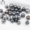 Factory direct wholesale 10-12mm tahitian pearls saltwater loose pearls round shaped DIY   jewelry cultured pearl