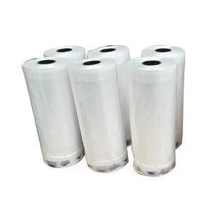 Factory dry cleaning garment packing polybag laundry plastic roll clear bags