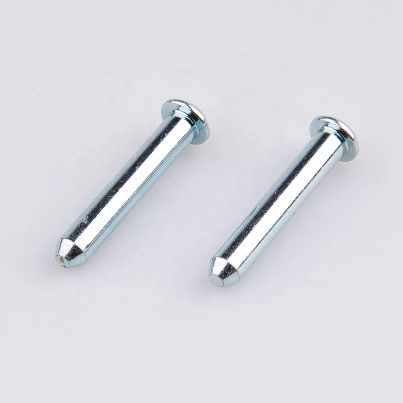 Factory Hardware Fasteners Cold Forging Mild Steel Solid Steel Rivet with Zinc Plated