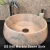 Import Factory Manufacture Natural Marble Irregular Shape Bathroom Sink in Hotel from China