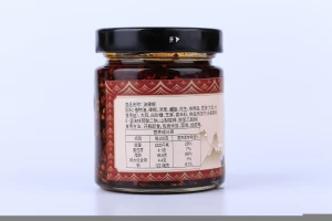 Factory Manufacture Various Chinese Glass Sauce Chilli Oil Jar