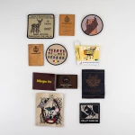 Factory New Design cheap custom woven labels Customized Hot Sale machine woven fabric labels fabric brand logo label
